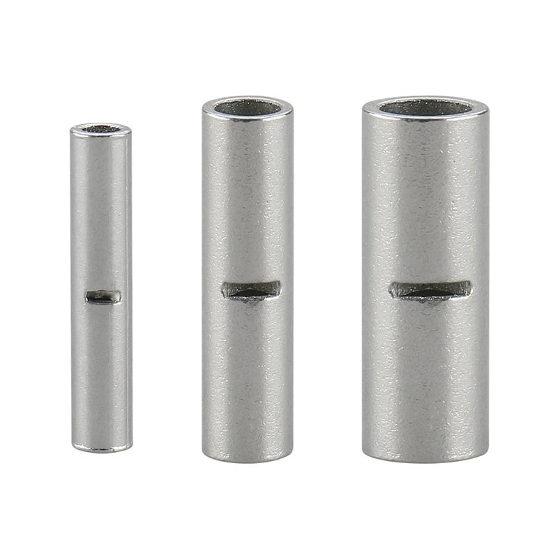 Baomain 150pcs Copper Uninsulated Wire Ferrule Cable Crimp Terminals Butt Connector(10-12 AWG (4.0-6.0mmÂ²) / 14-16 AWG (1.5-2.5mmÂ²) / 18-22 AWG (0.5-1.0mmÂ²),Each Size 50pcs) - Image 5